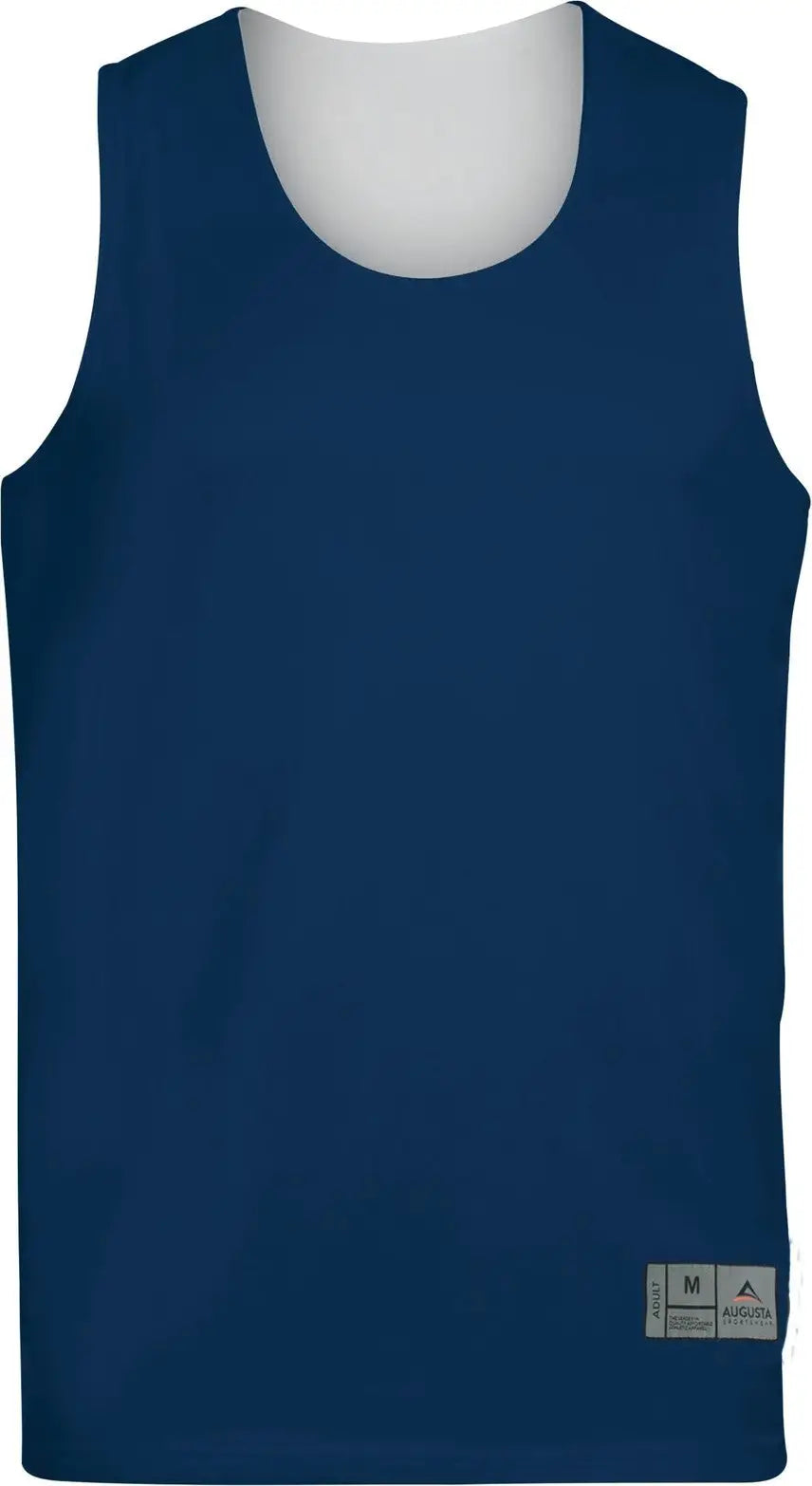 Augusta 149 Reversible Wicking Tank - Navy White