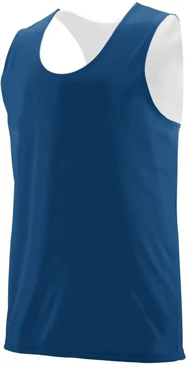 Augusta 149 Reversible Wicking Tank - Youth - Navy White