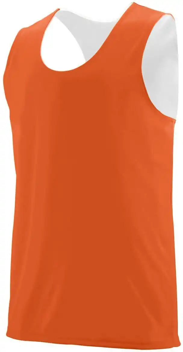 Augusta 149 Reversible Wicking Tank Youth Orange White