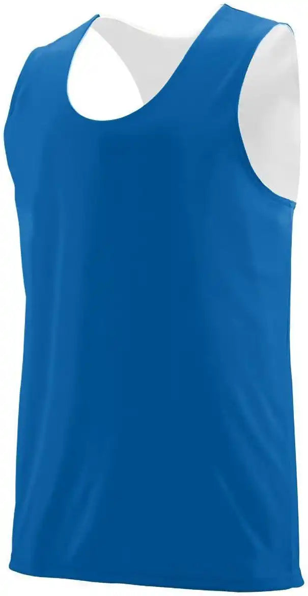Augusta 149 Reversible Wicking Tank Youth Royal White