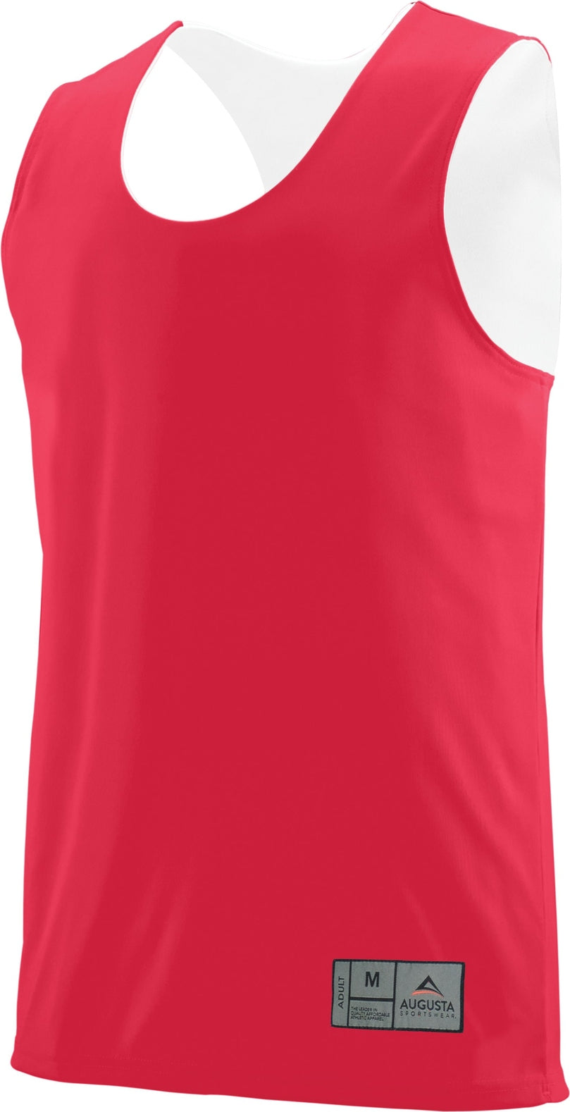 Augusta 149 Youth Reversible Wicking Tank - Red White - s