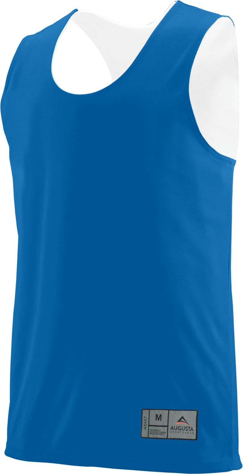 Augusta 149 Youth Reversible Wicking Tank - Royal White - s