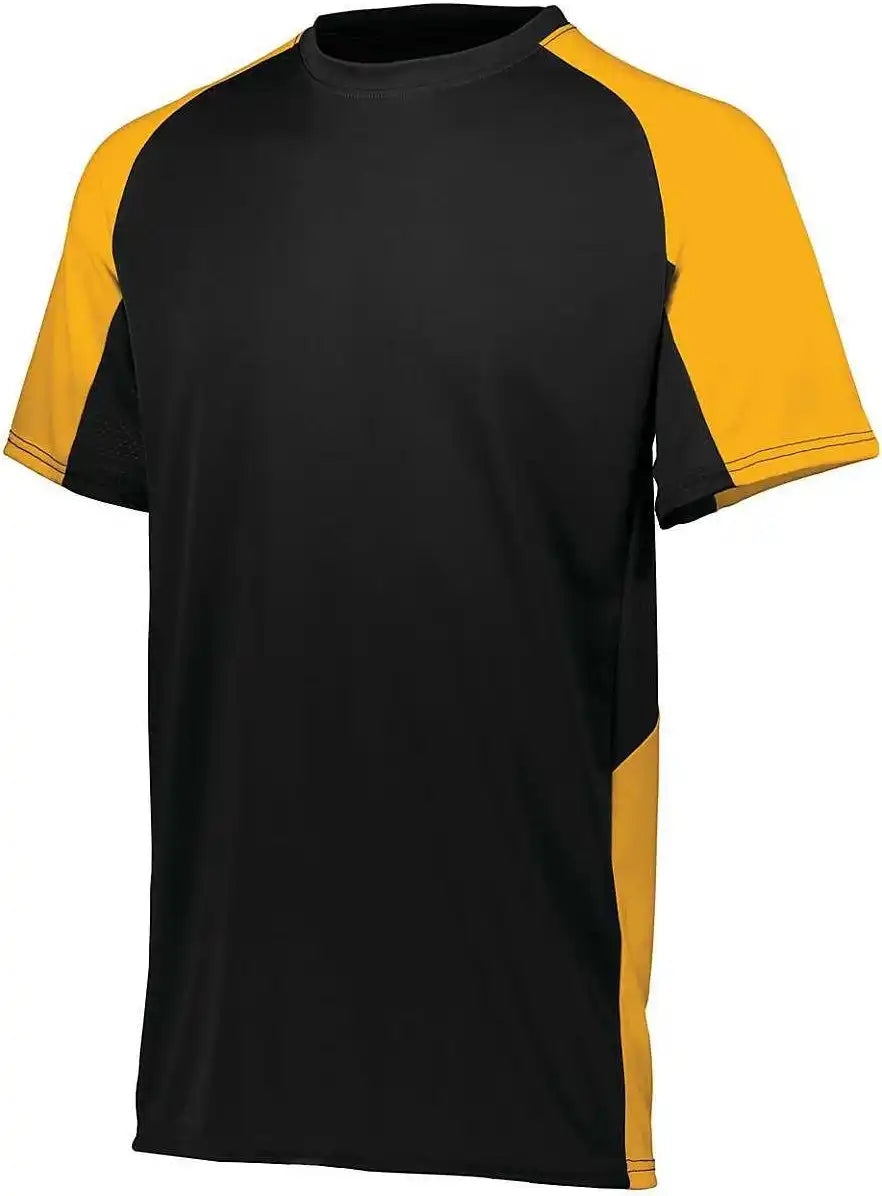 Augusta 1518 Youth Cutter Jersey Black Gold