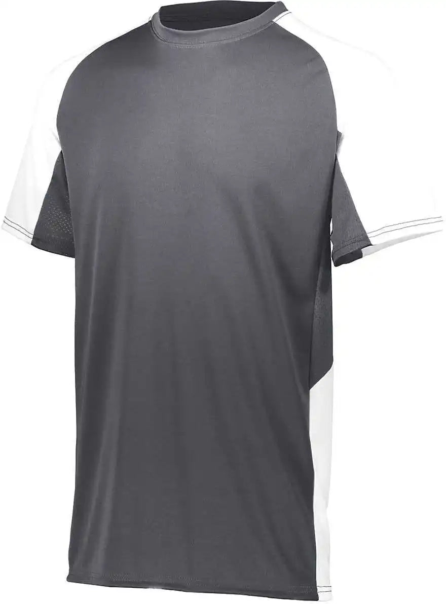 Augusta 1518 Youth Cutter Jersey Graphite White