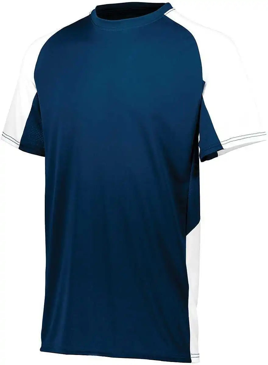 Augusta 1518 Youth Cutter Jersey Navy White