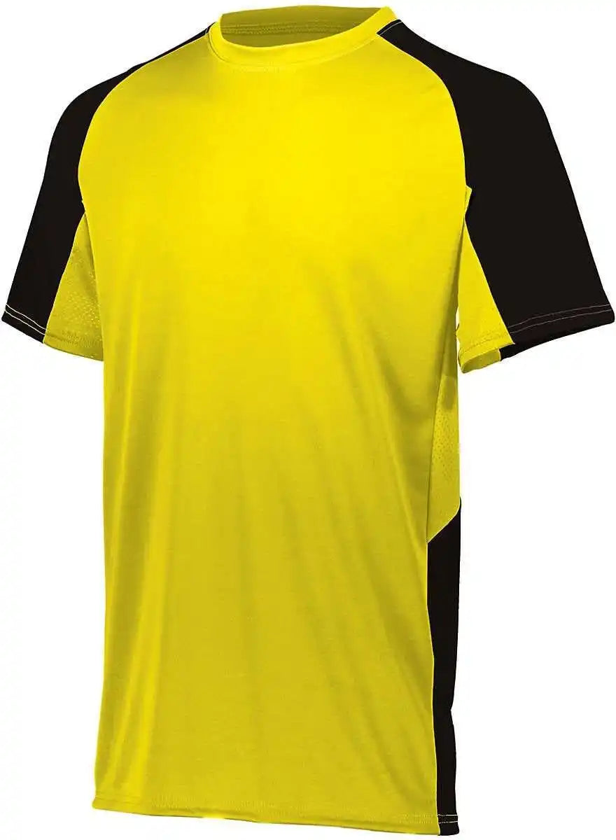 Augusta 1518 Youth Cutter Jersey Power Yellow Black