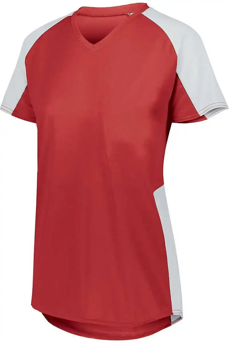 Augusta 1522 Ladies Cutter Jersey - Red White