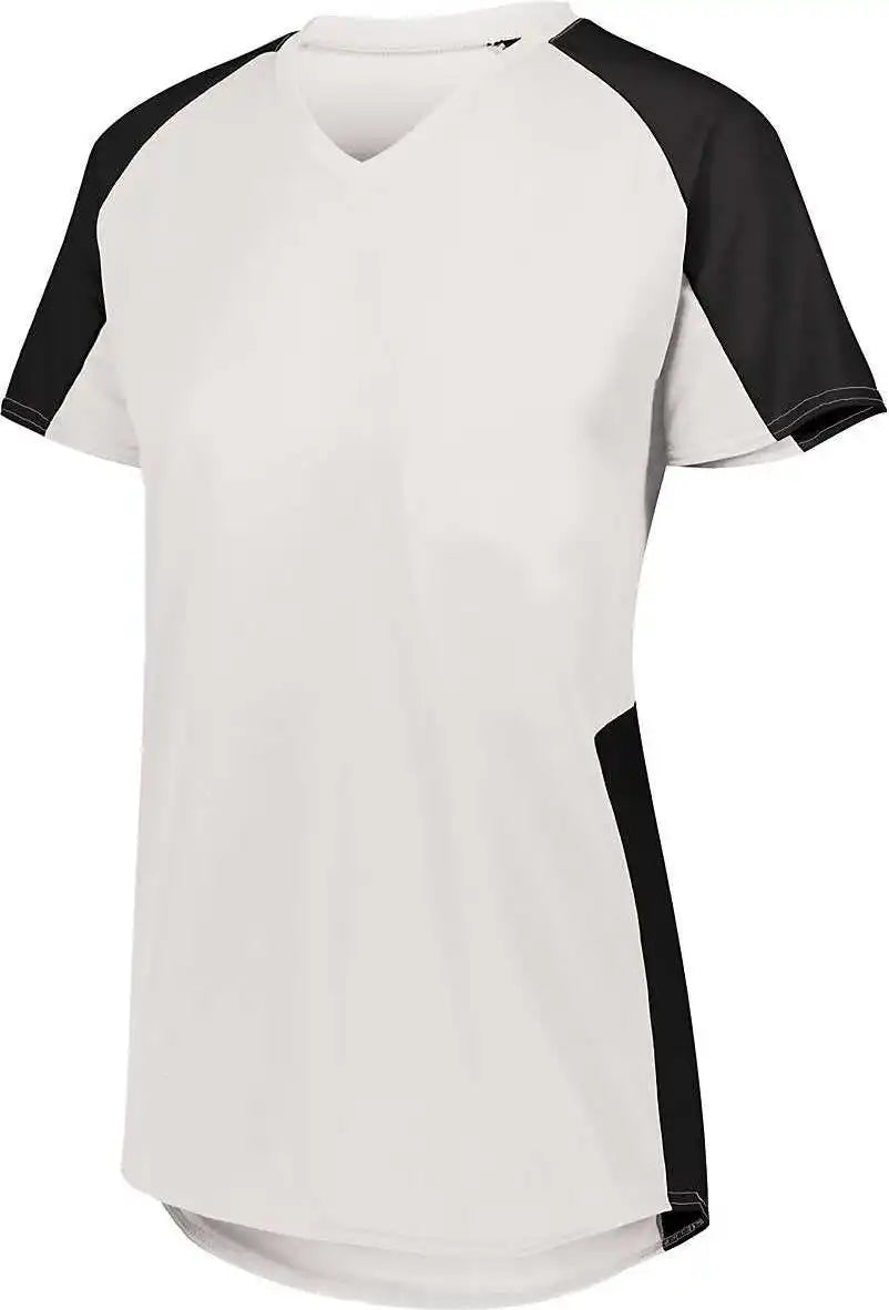 Augusta 1522 Ladies Cutter Jersey White Black
