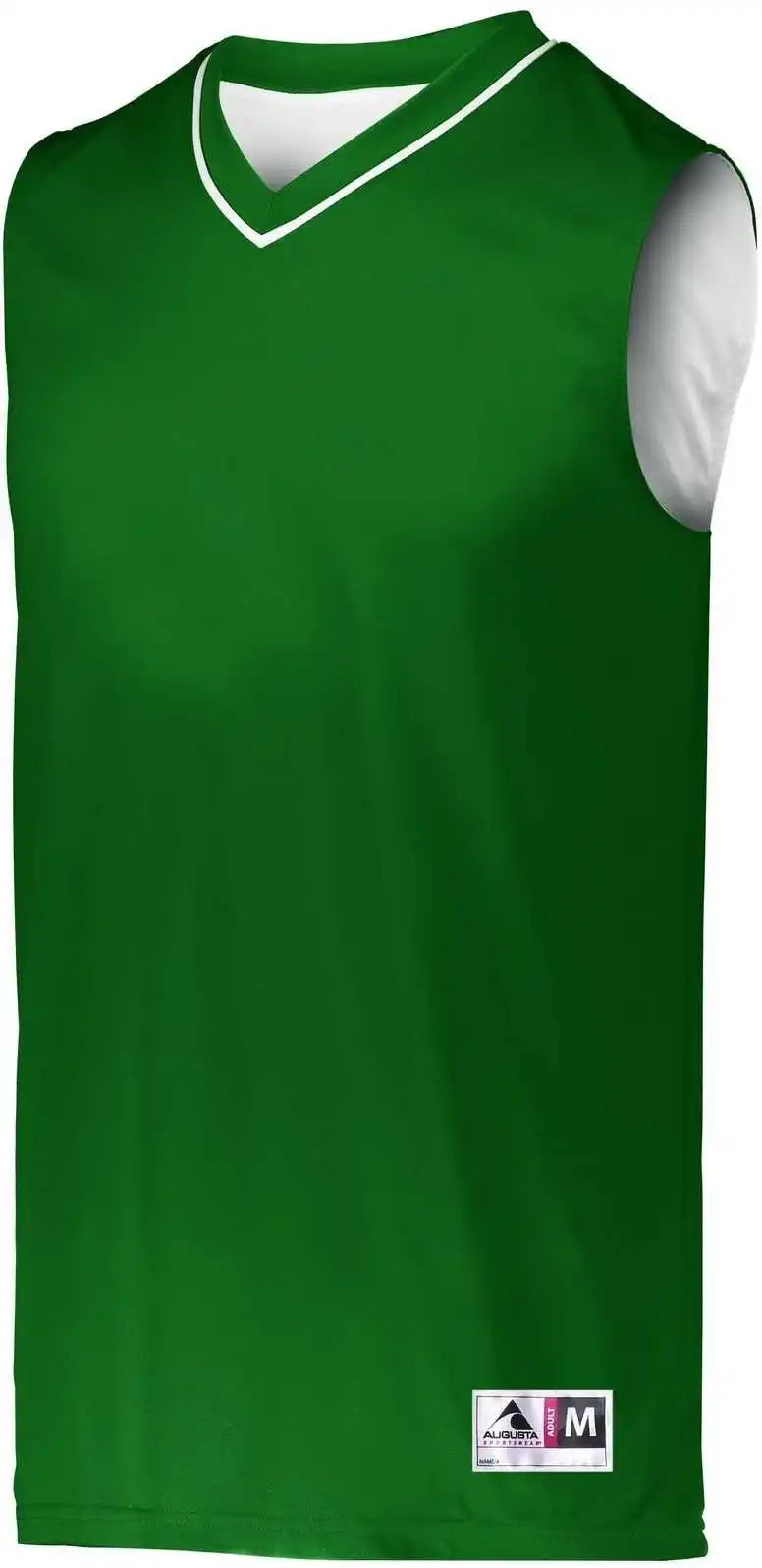Augusta 153 Youth Reversible Two-color Jersey - Dark Green White