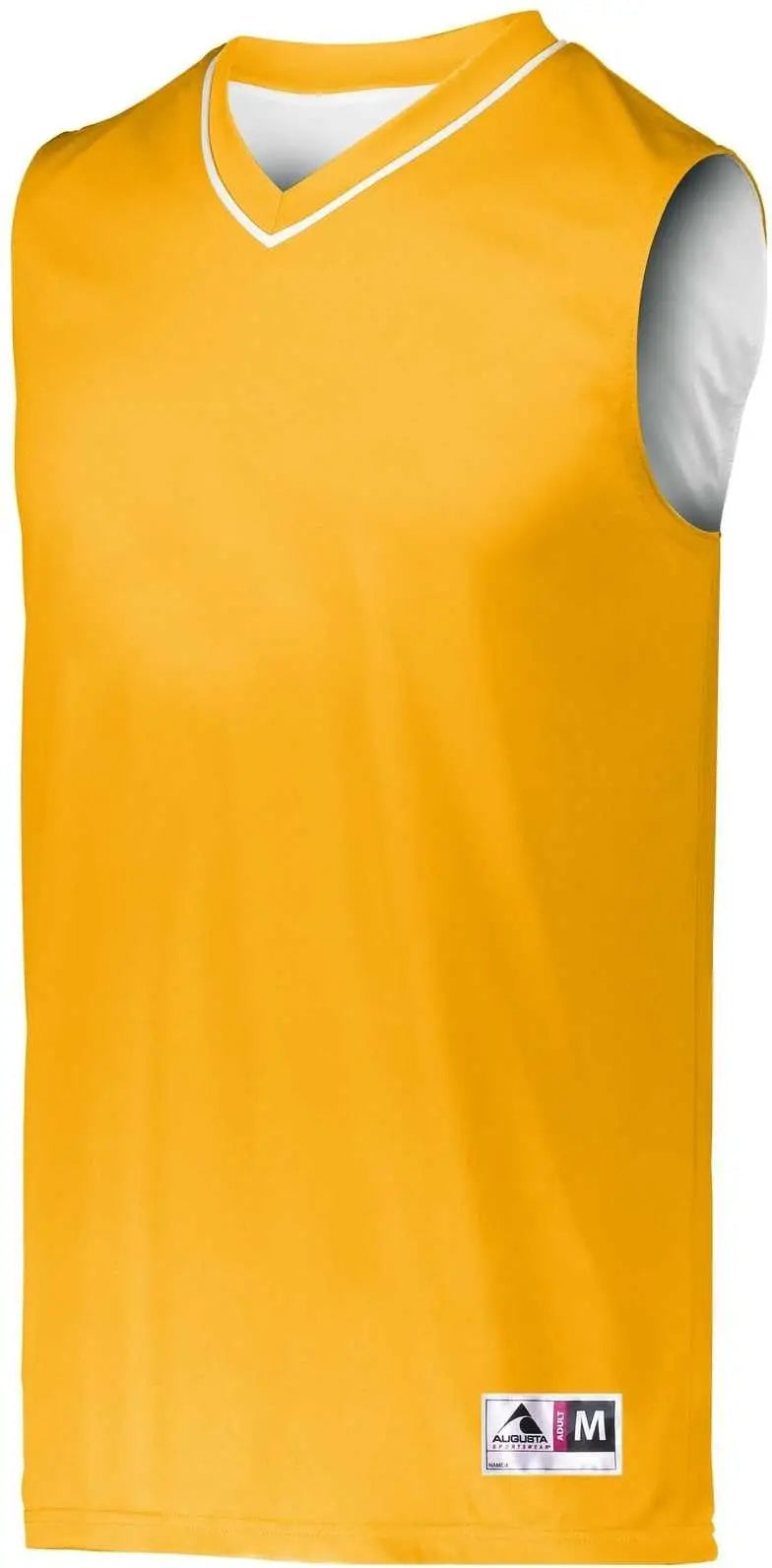 Augusta 153 Youth Reversible Two-color Jersey - Gold White