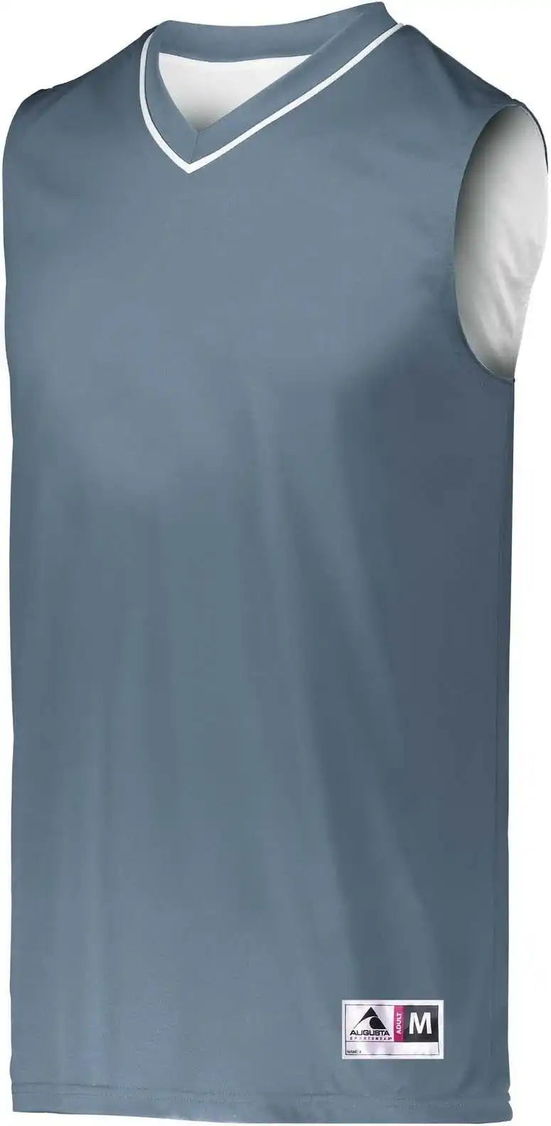 Augusta 153 Youth Reversible Two-color Jersey - Graphite White