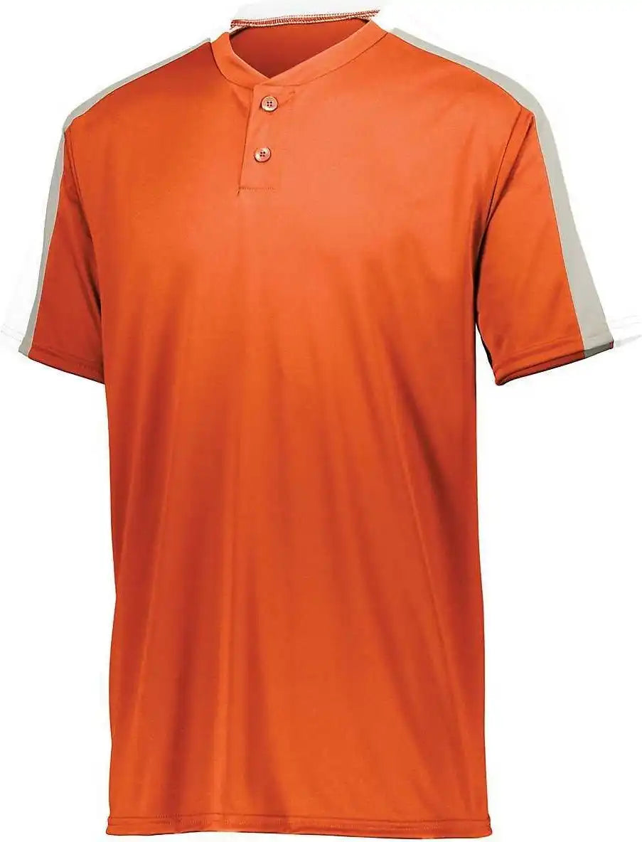 Augusta 1558 Youth Power Plus Jersey 2.0 Orange White Silver Grey