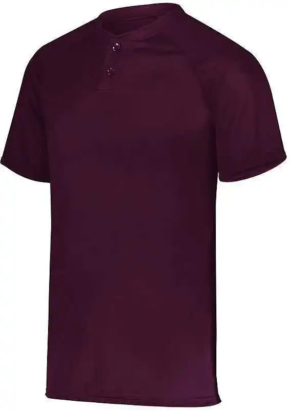 Augusta 1565 Attain Two Button Jersey Maroon