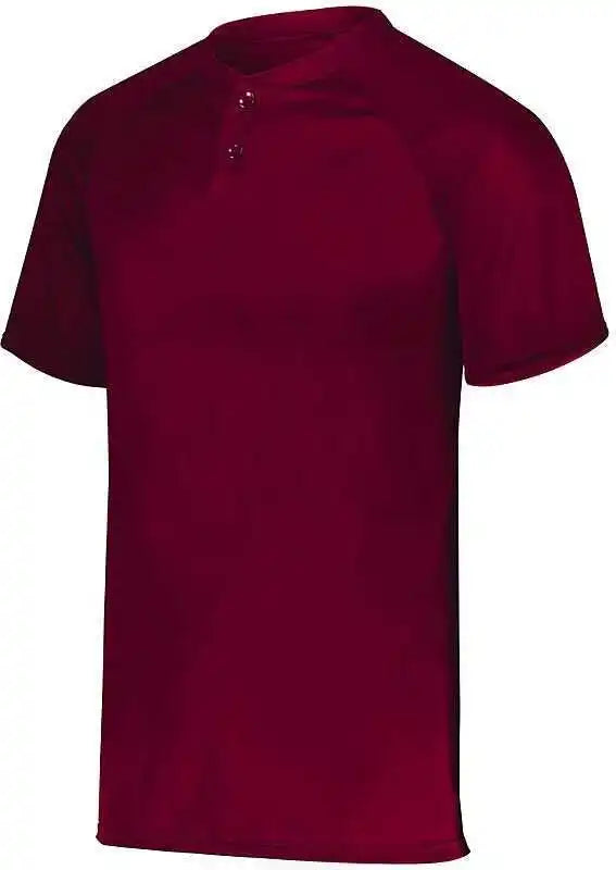 Augusta 1566 Youth Attain Two-button Jersey - Cardinal