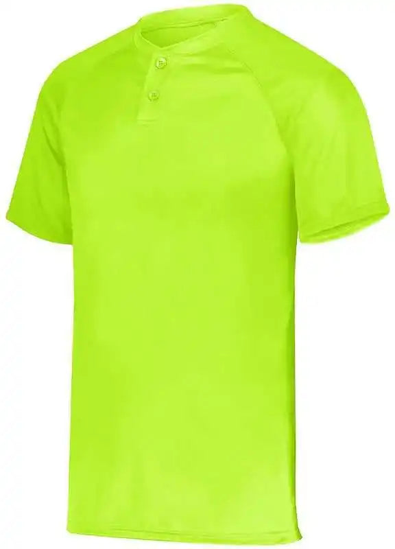 Augusta 1566 Youth Attain Two-button Jersey - Lime
