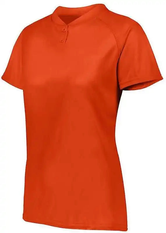 Augusta 1567 Ladies Attain Two-button Jersey - Orange