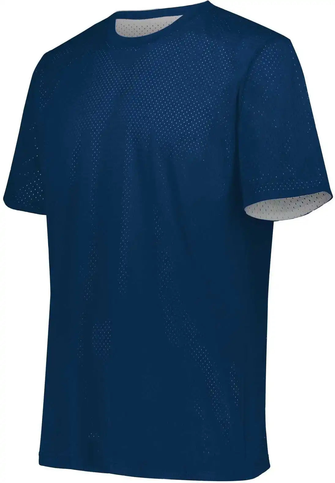 Augusta 1602 Short Sleeve Mesh Reversible Jersey - Navy White