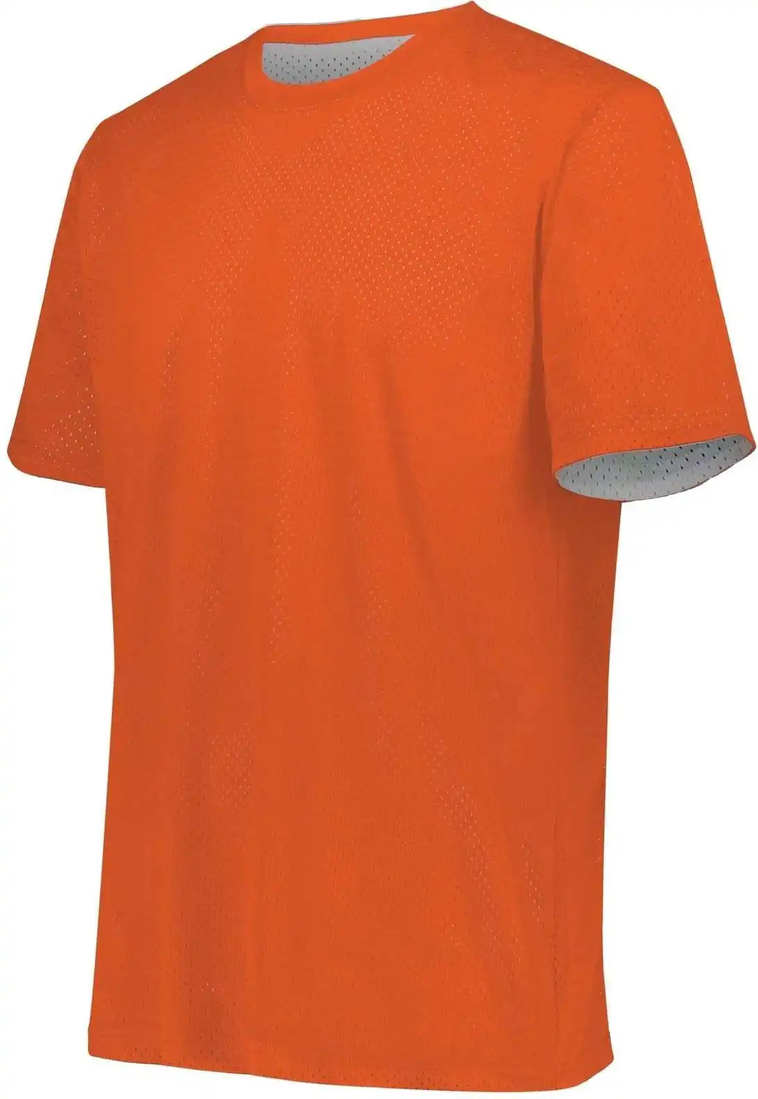 Augusta 1602 Short Sleeve Mesh Reversible Jersey - Orange White