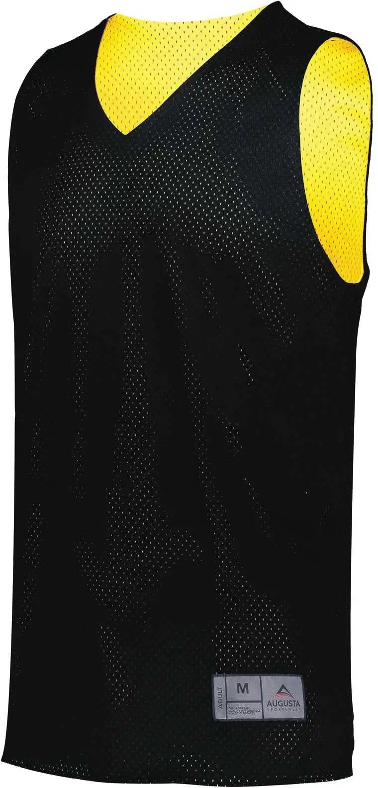 Augusta 161 Tricot Mesh Reversible Jersey 2.0 - Black Gold