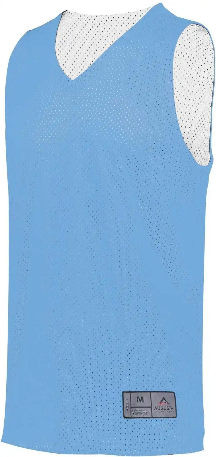 Augusta 162 Youth Tricot Mesh Reversible 2.0 Jersey - Columbia Blue White