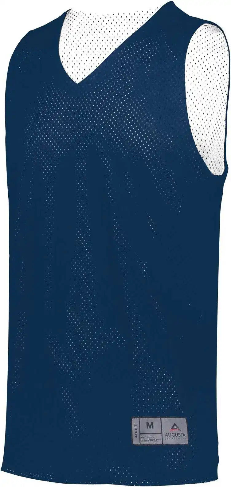 Augusta 162 Youth Tricot Mesh Reversible 2.0 Jersey - Navy White
