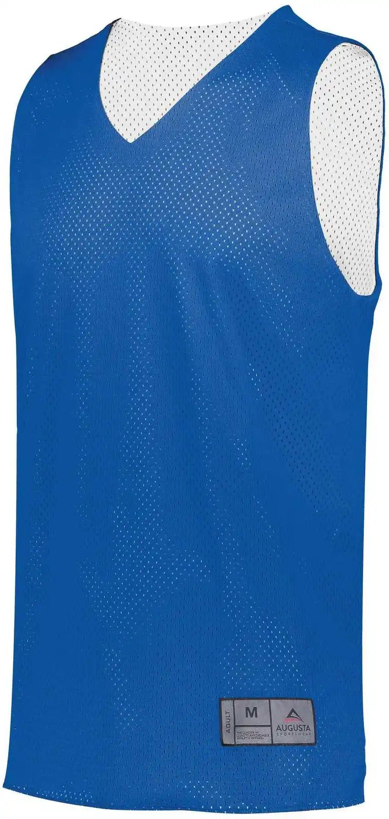 Augusta 162 Youth Tricot Mesh Reversible 2.0 Jersey Royal White