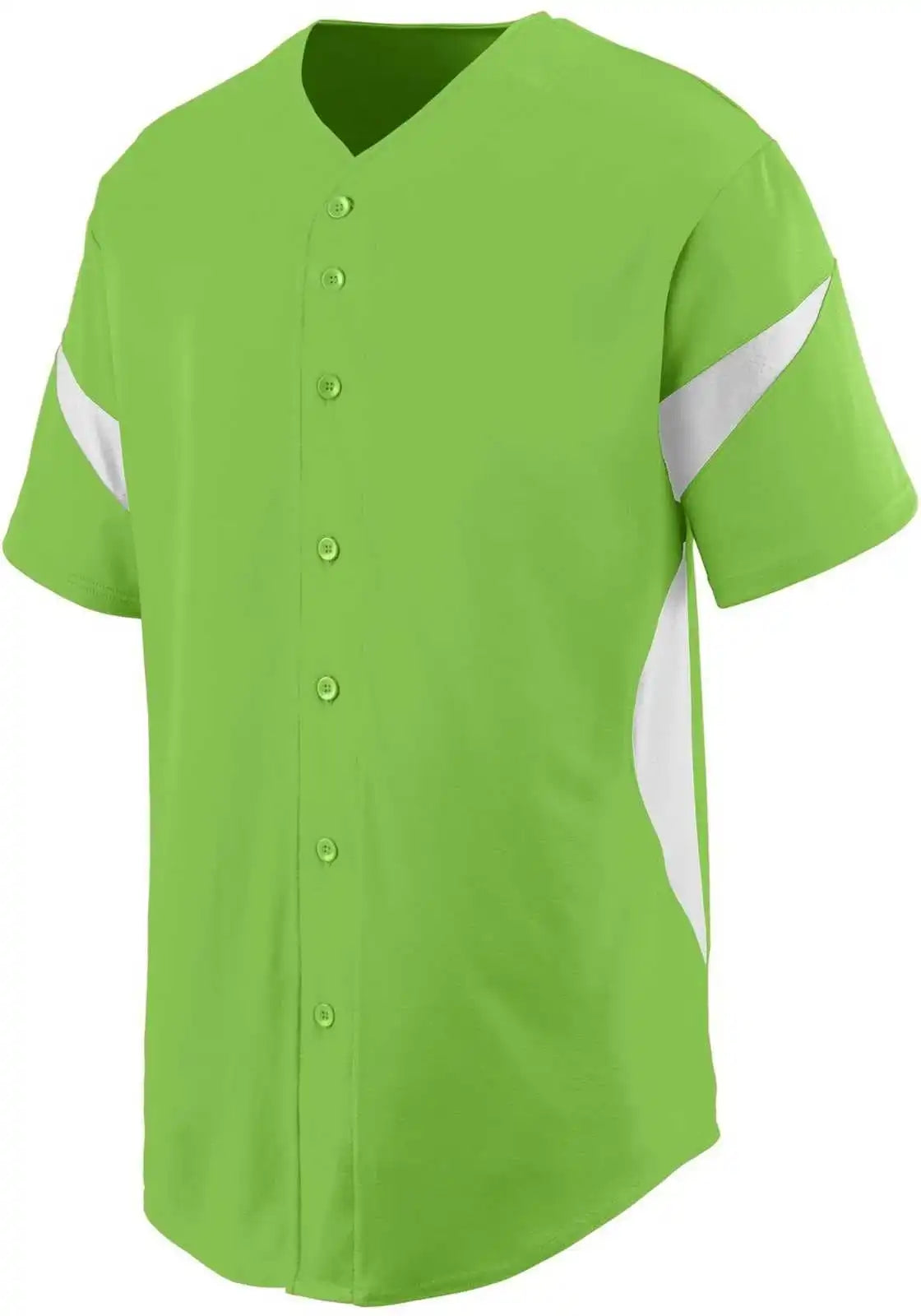 Augusta 1650 Wheel House Jersey - Lime White