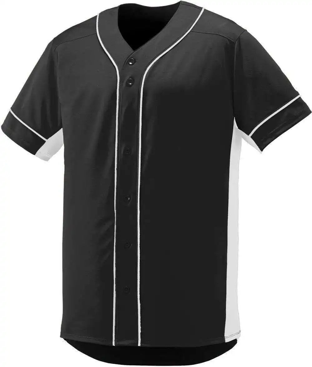 Augusta 1660 Slugger Jersey - Black White