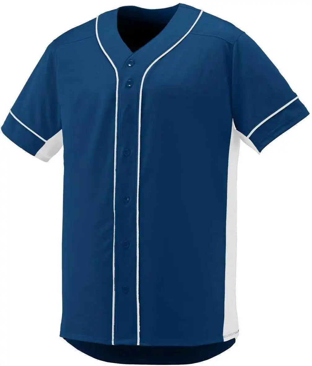 Augusta 1660 Slugger Jersey - Navy White