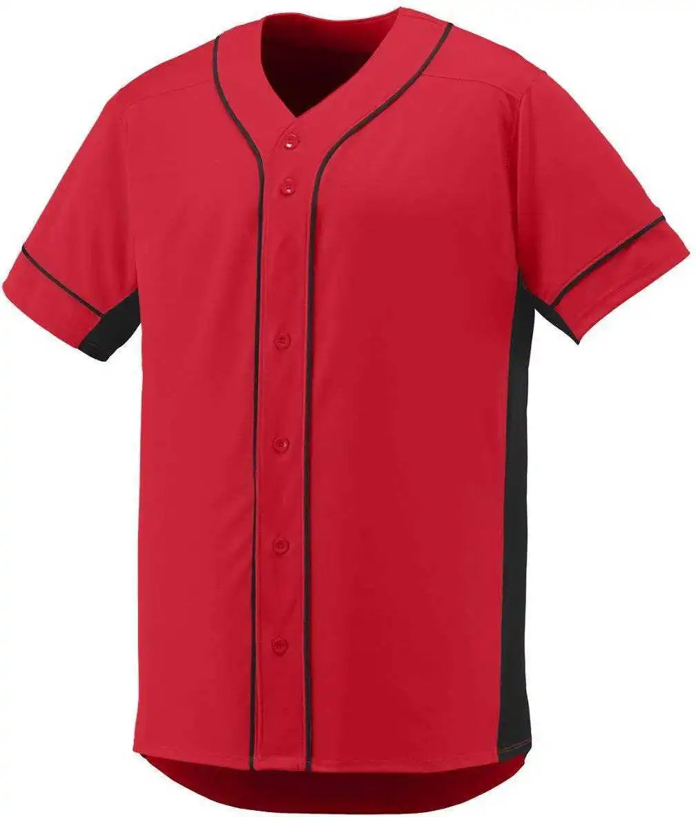 Augusta 1660 Slugger Jersey - Red Black