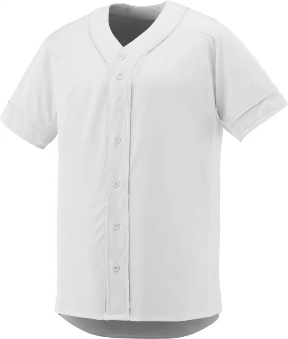 Augusta 1661 Youth Slugger Jersey - White - s