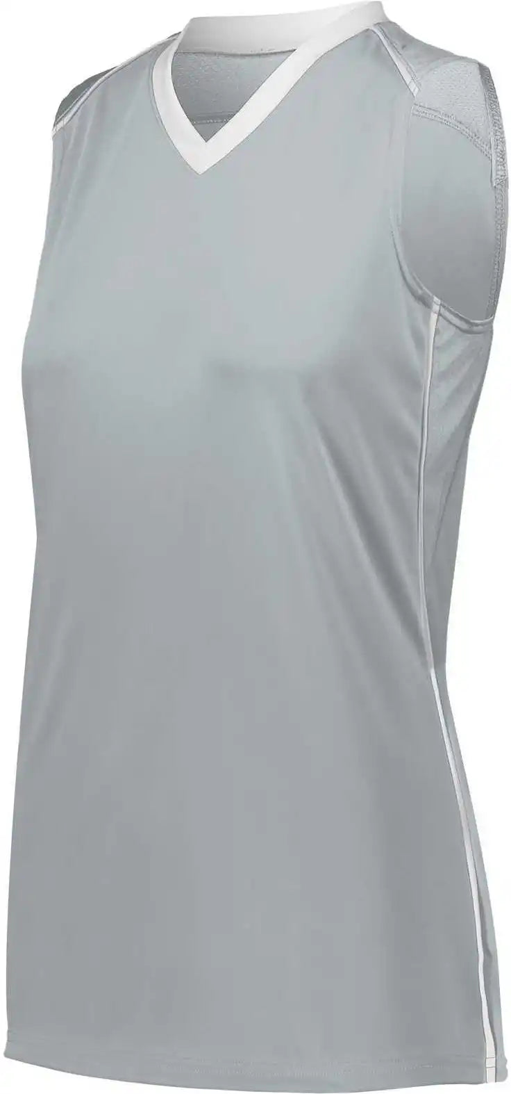 Augusta 1687 Ladies Rover Jersey - Silver White
