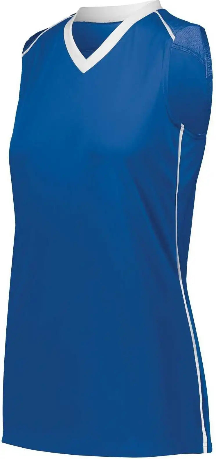 Augusta 1688 Girls Rover Jersey - Royal White