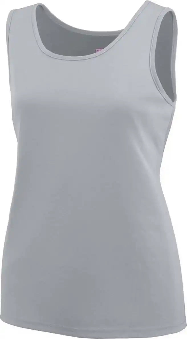 Augusta 1705 Ladies Training Tank Light Gray