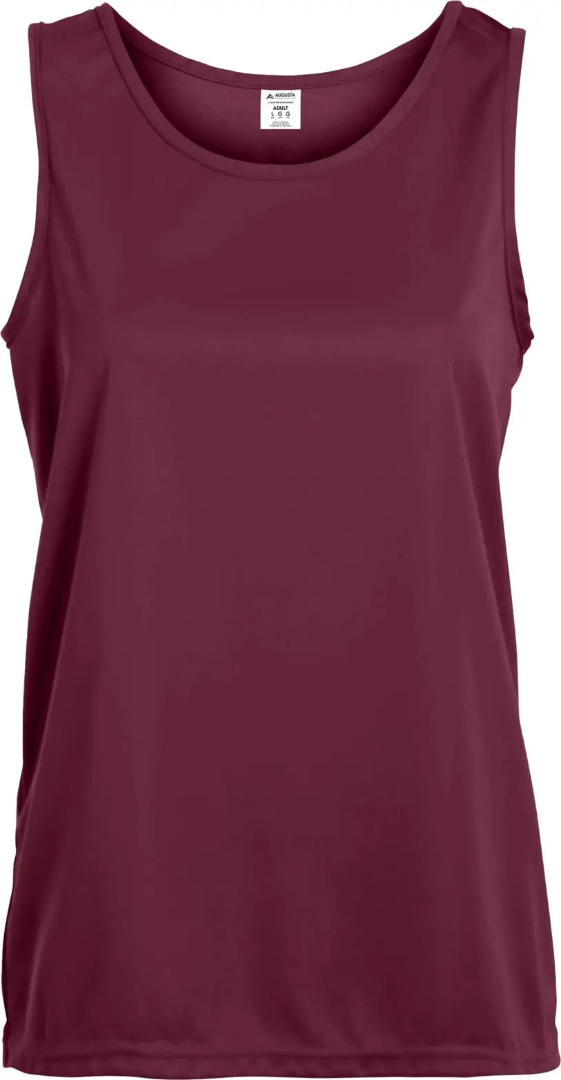Augusta 1705 Ladies Training Tank - Maroon - Xs