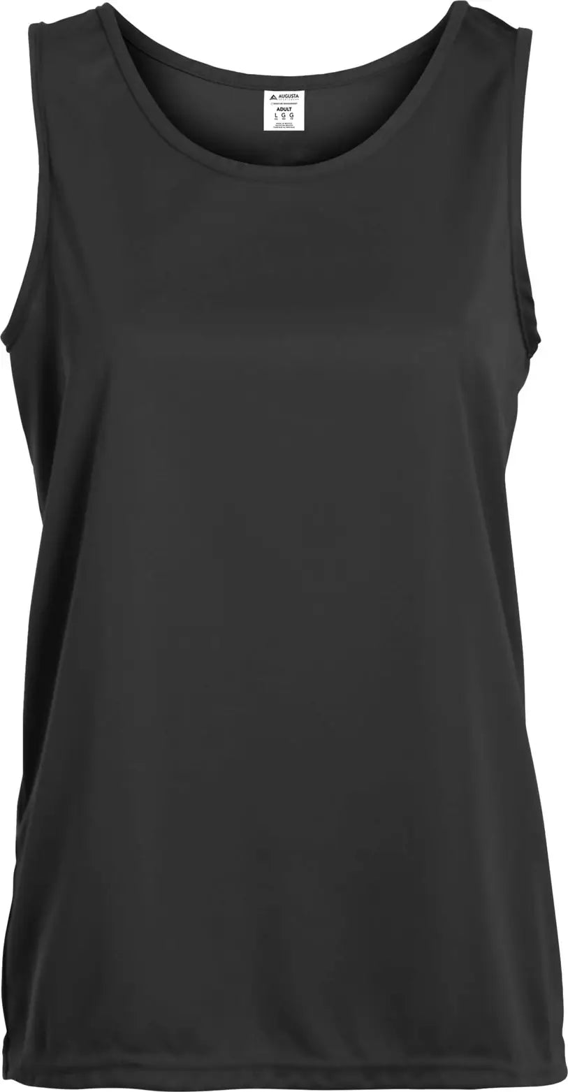 Augusta 1706 Girls Training Tank - Black - s