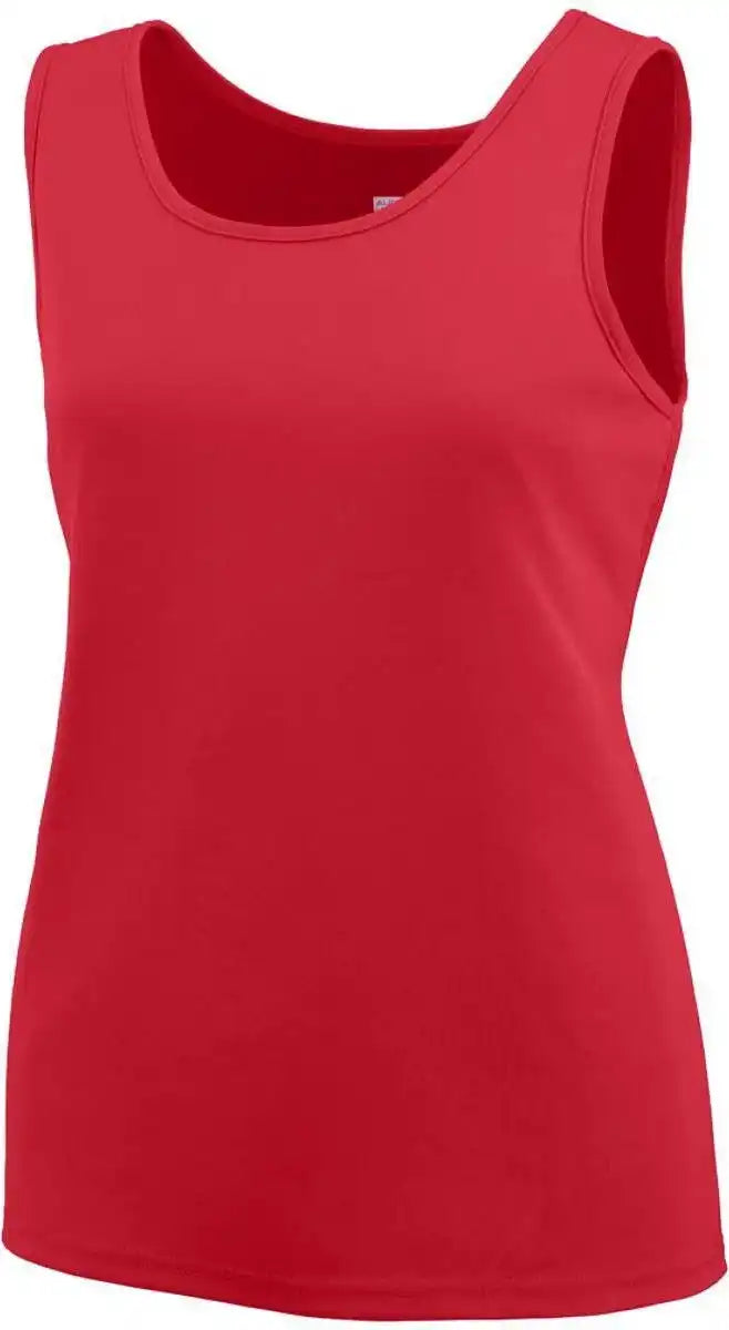Augusta 1706 Girls Training Tank Red