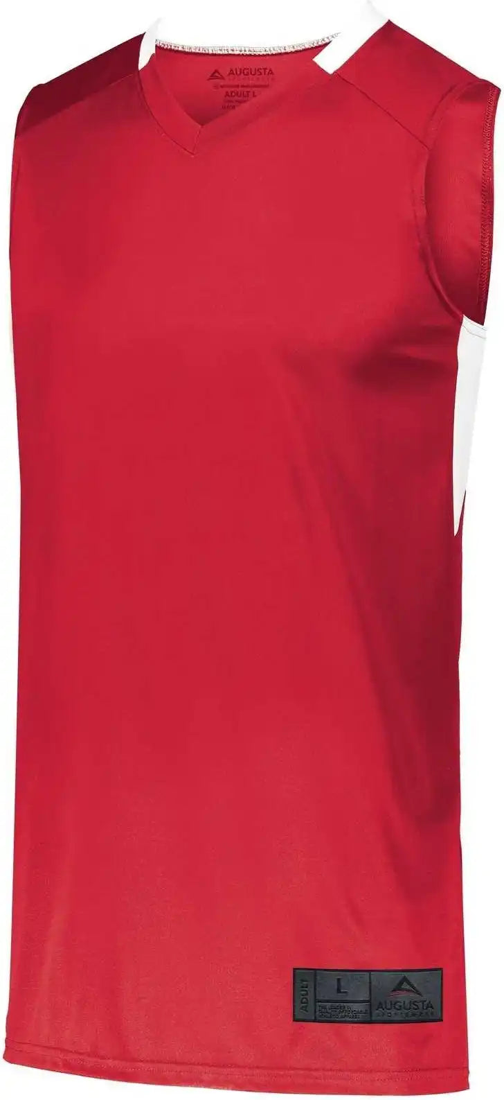 Augusta 1731 Youth Step-back Basketball Jersey - Red White