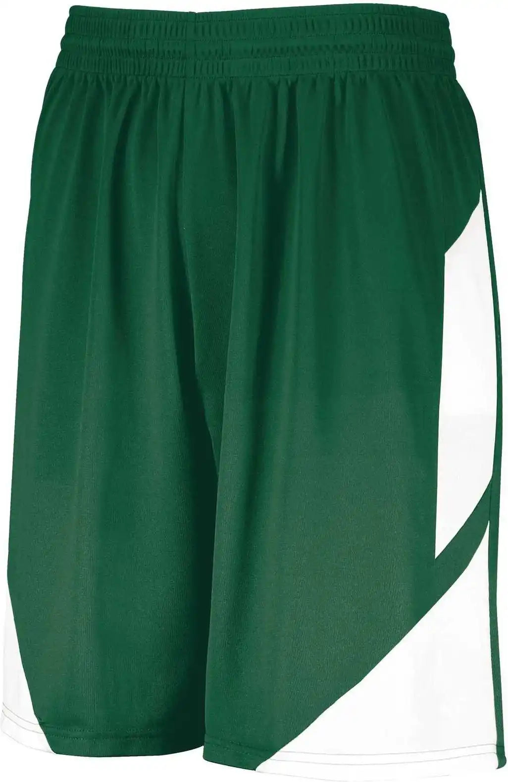 Augusta 1734 Youth Step-back Basketball Shorts - Dark Green White