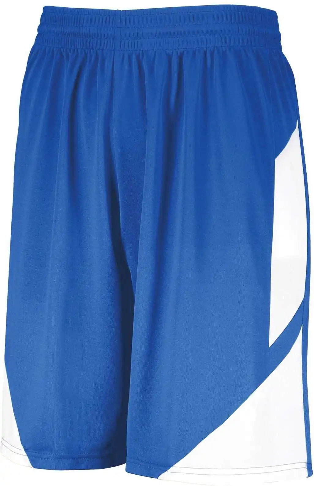 Augusta 1734 Youth Step-back Basketball Shorts - Royal White