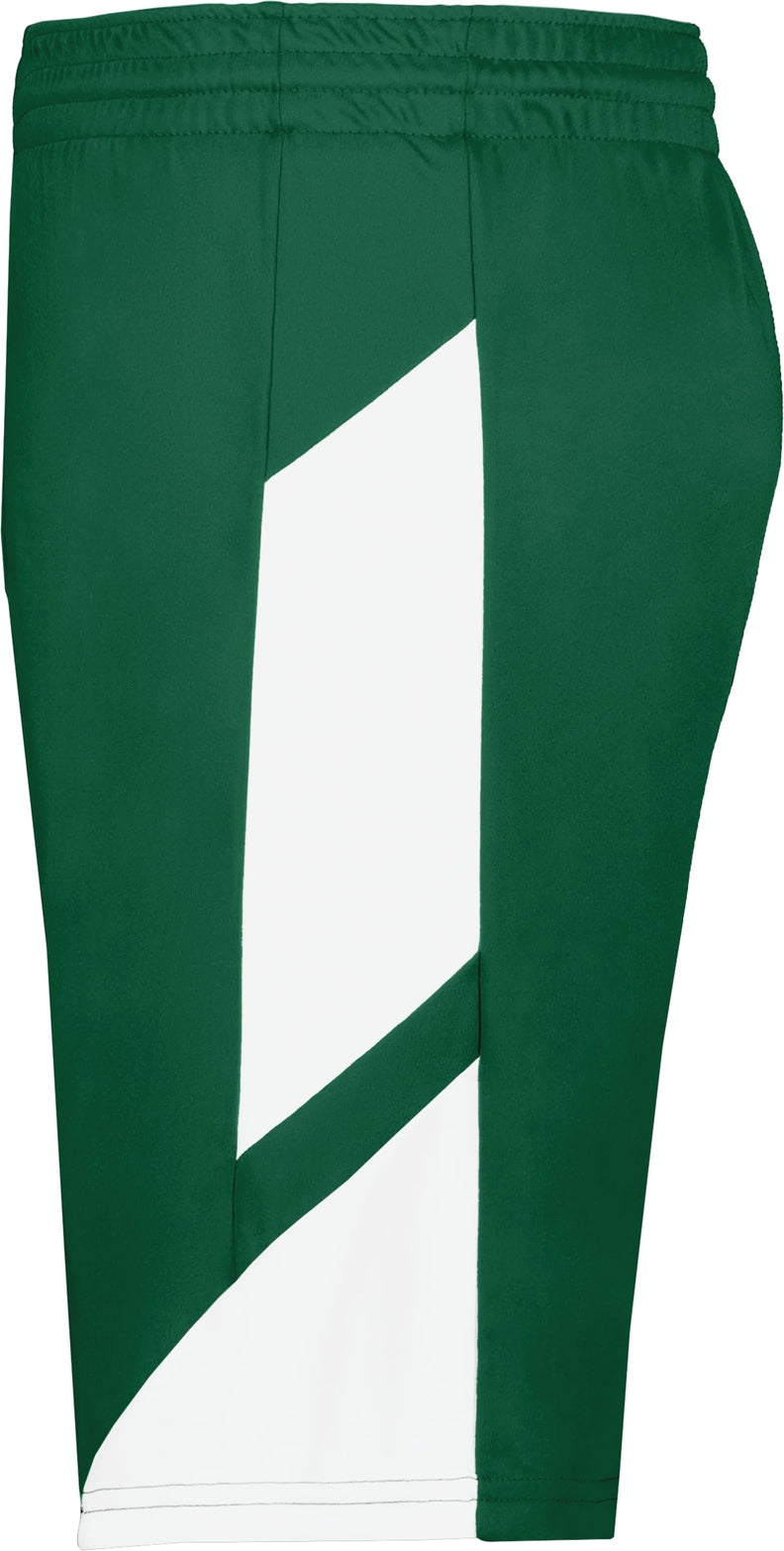 Augusta 1736 Step Back 6’’ Short - Dark Green White