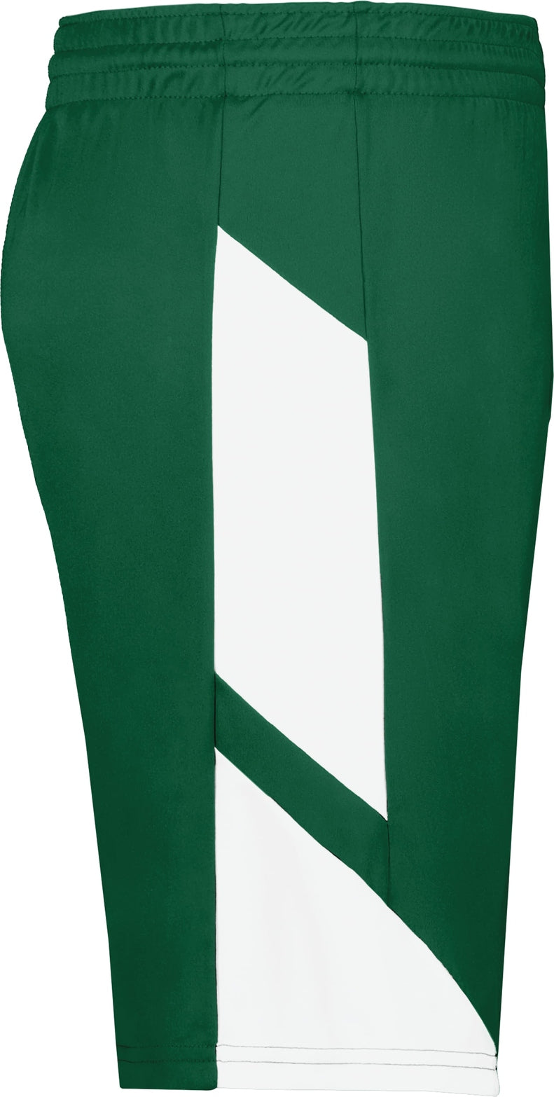 Augusta 1736 Step Back 6’’ Short - Dark Green White
