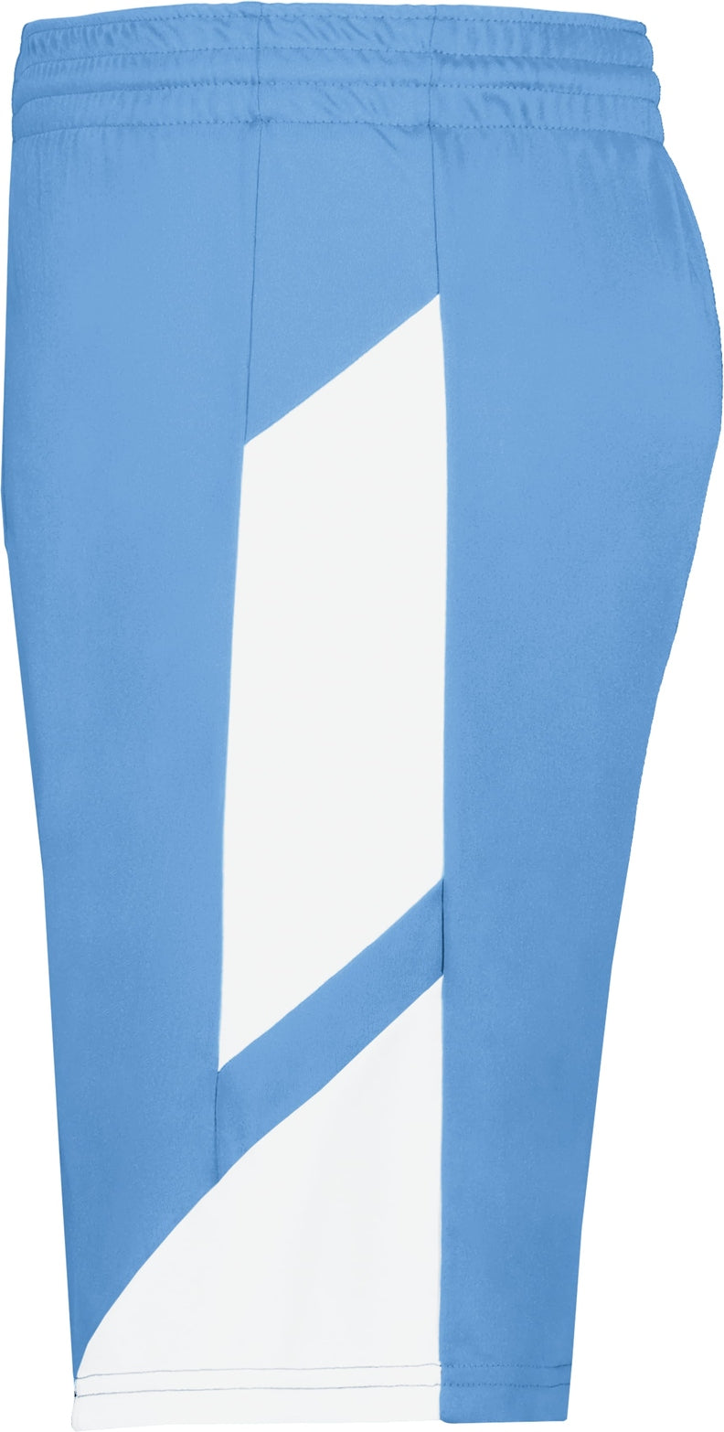 Augusta 1737 Youth Step-back 6’’ Shorts - Columbia Blue White