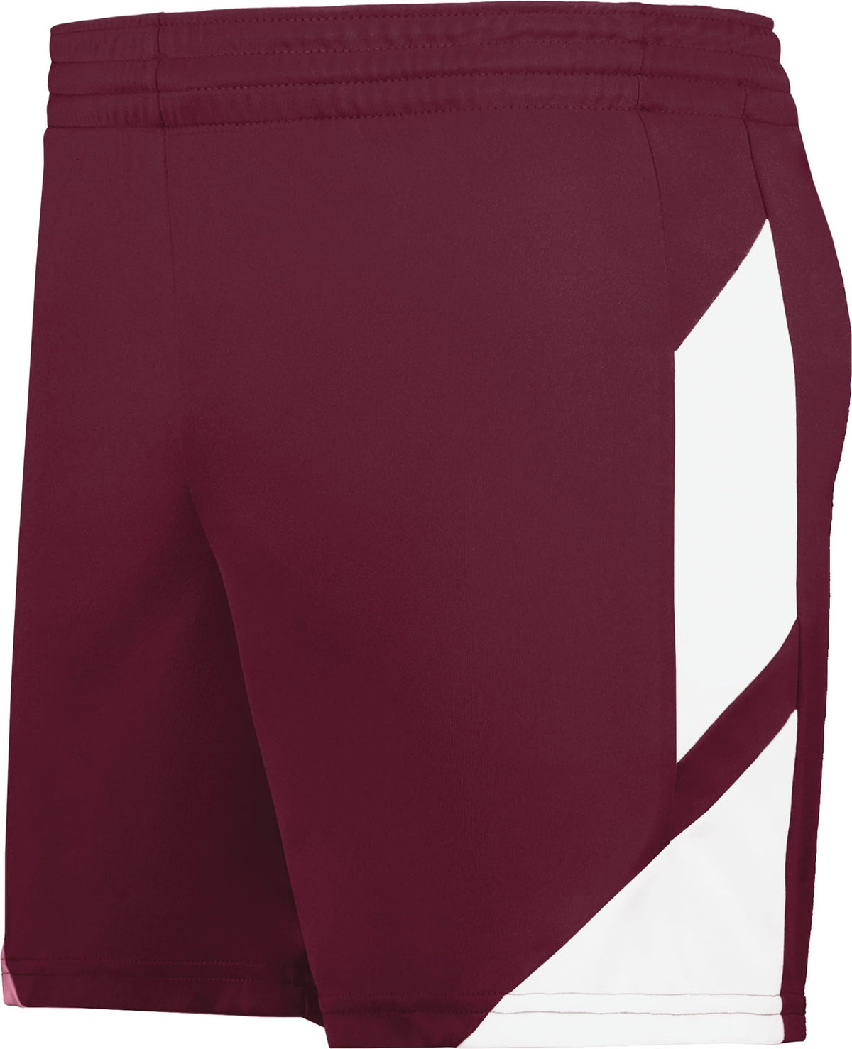 Augusta 1738 Ladies Step-back 5’’ Shorts - Maroon White - Adult Xs