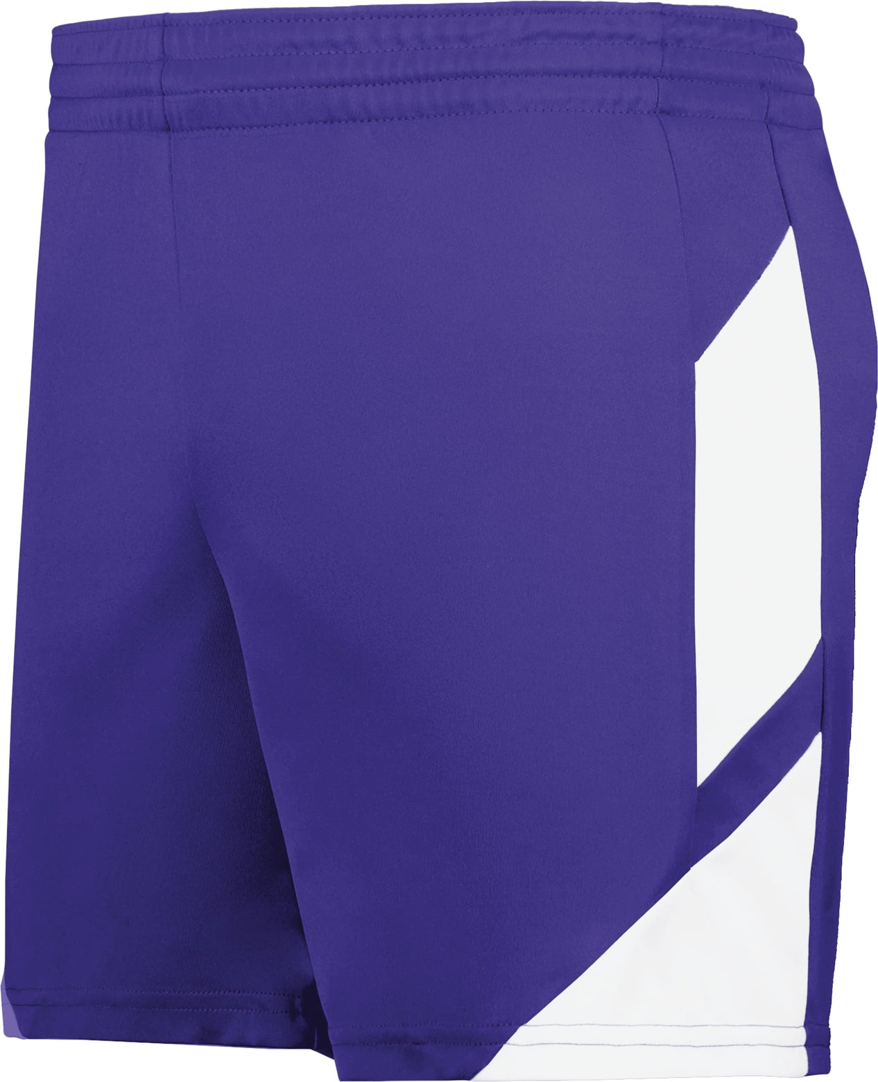 Augusta 1738 Ladies Step-back 5’’ Shorts - Purple White - Adult Xs