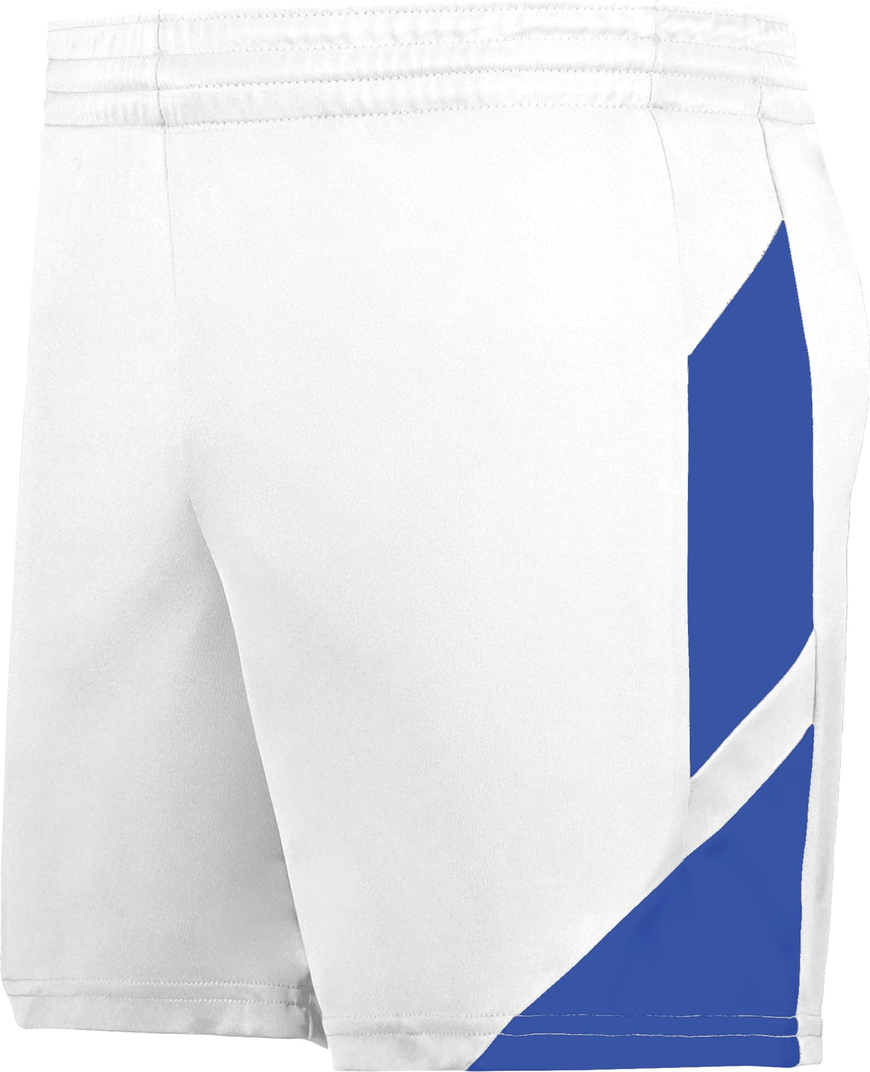 Augusta 1738 Ladies Step-back 5’’ Shorts - White Royal - Adult Xs