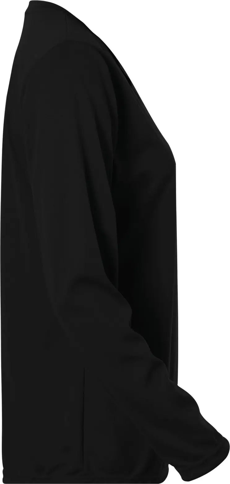 Augusta 1788 Ladies Long Sleeve Wicking T-shirt - Black