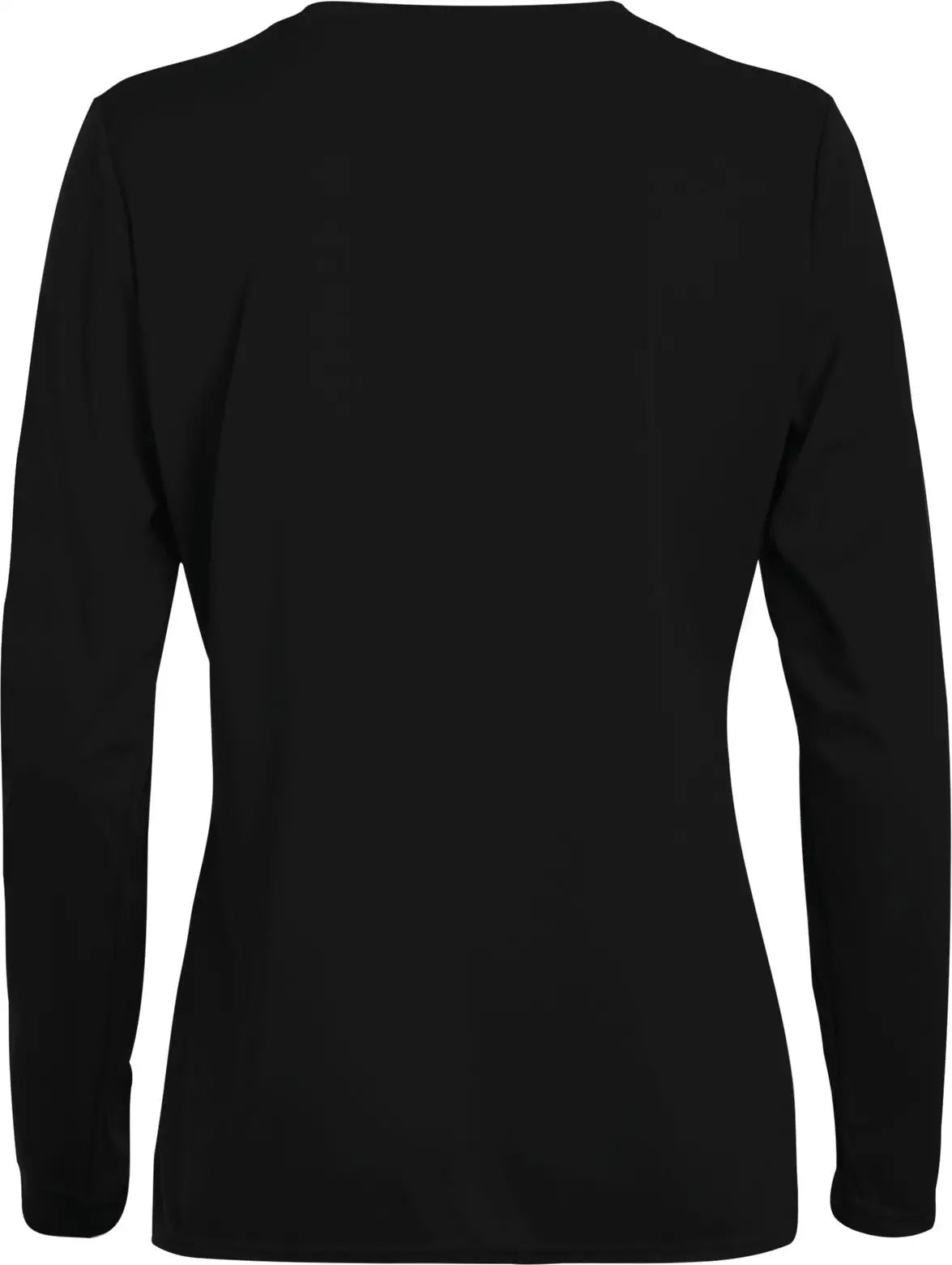 Augusta 1788 Ladies Long Sleeve Wicking T-shirt - Black