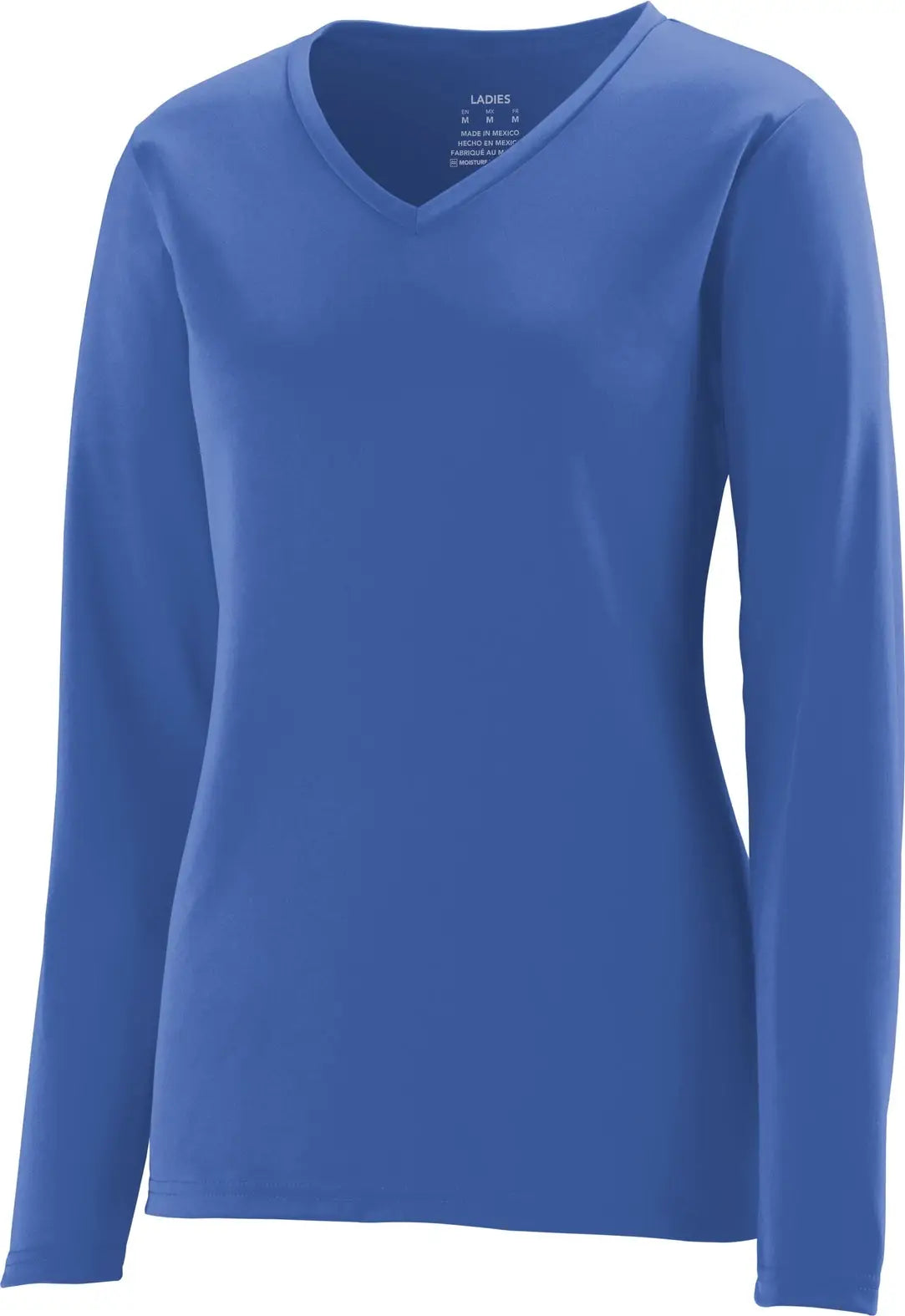 Augusta 1788 Ladies Long Sleeve Wicking T-shirt - Royal