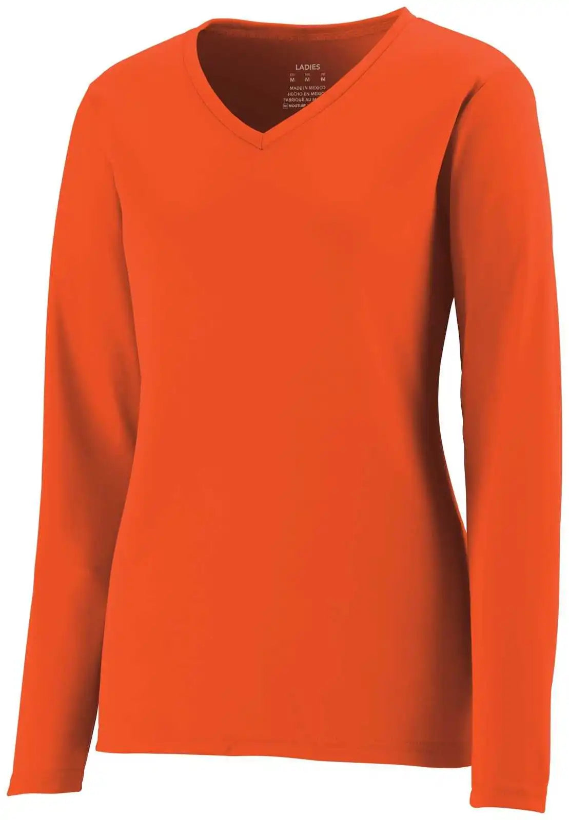 Augusta 1788 Ladies Nexgen Wicking Long Sleeve Tee Orange